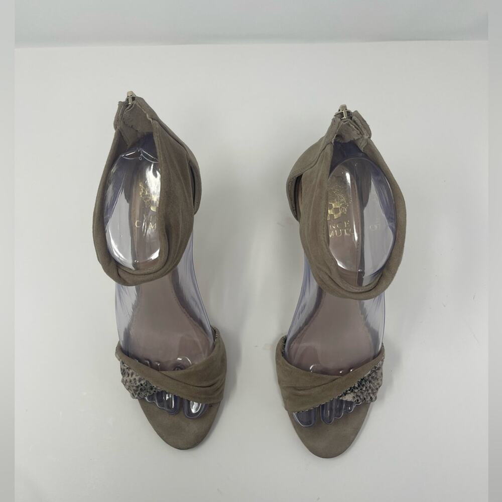 Vince Camuto Nude/Snake Skin Heels Women’s Size 7 Good Condition - Picture 6 of 11